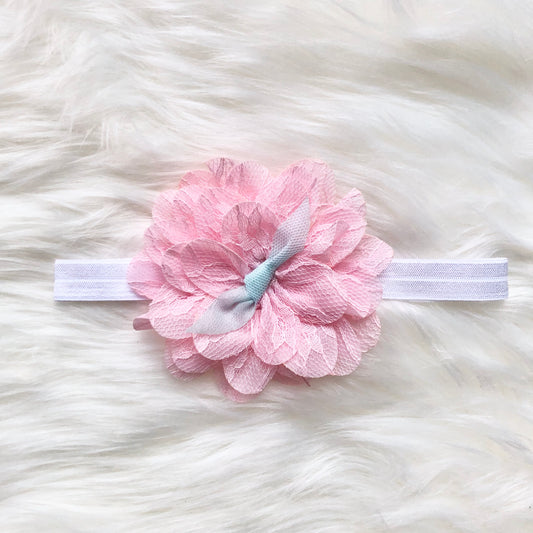 Dusty Pink Flower Hairband