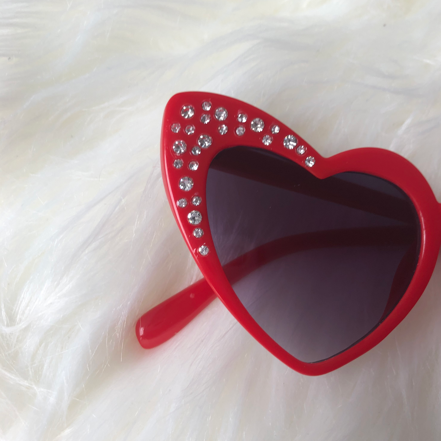 Heart Presley Rhinestone Sunglasses