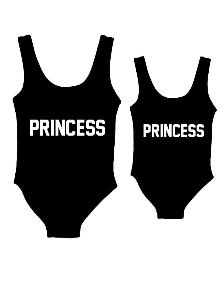 Princess One Piece Childrens Swimsuit