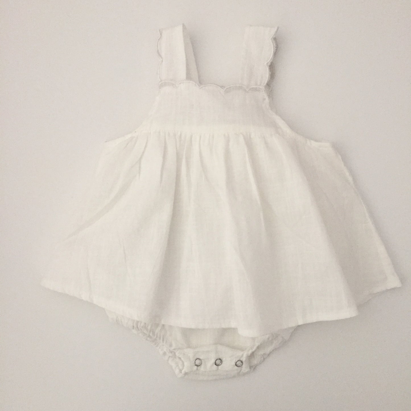 Linen Party Baby Romper