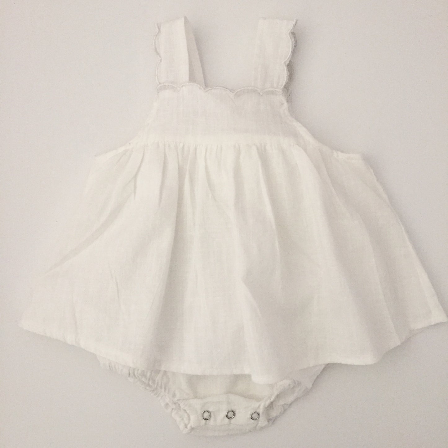 Linen Party Baby Romper