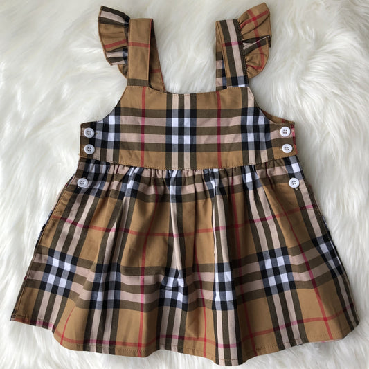 British Party Tartan Dress