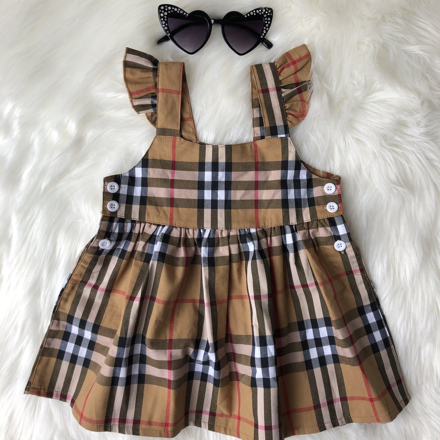 British Party Tartan Dress