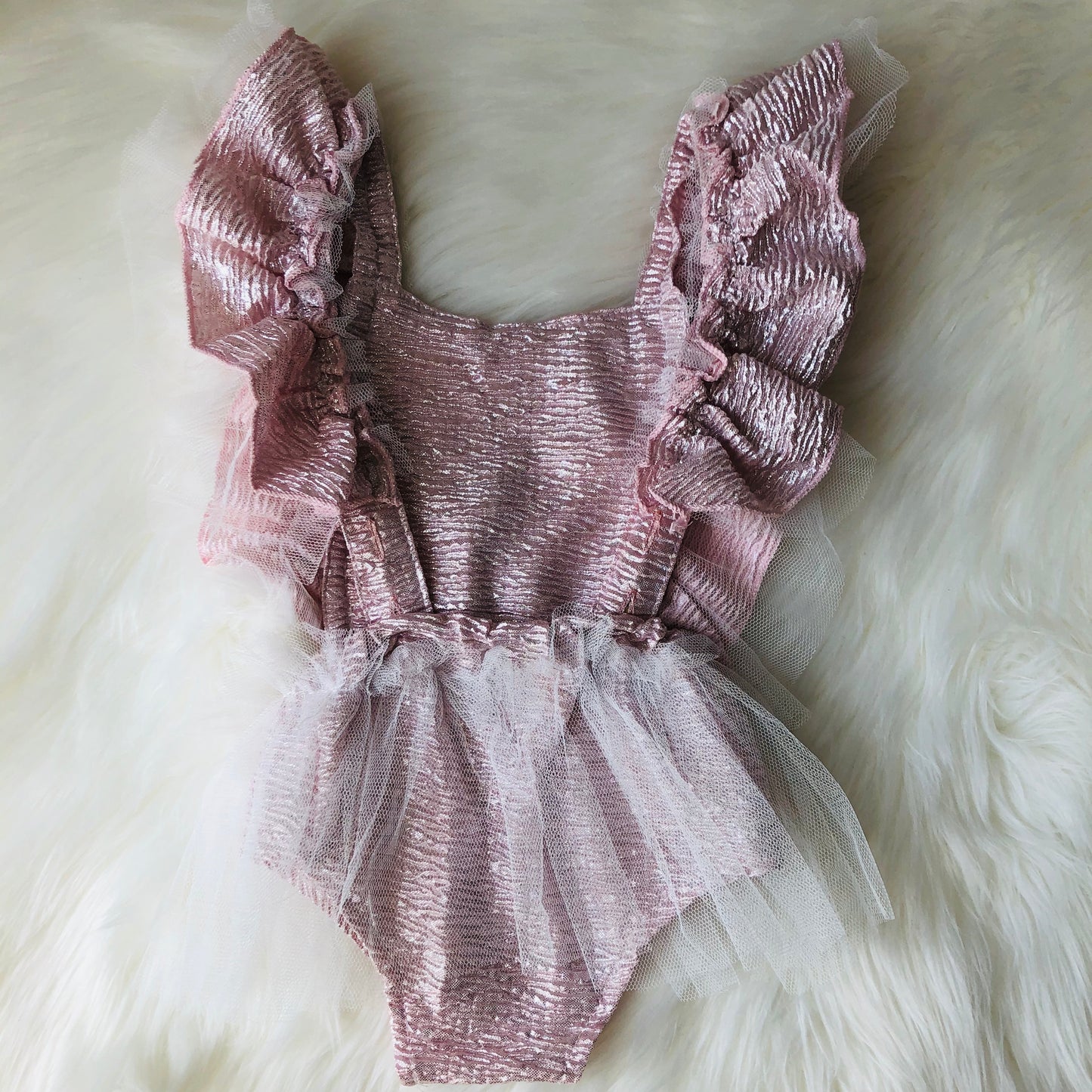 Flower Girl Baby Romper