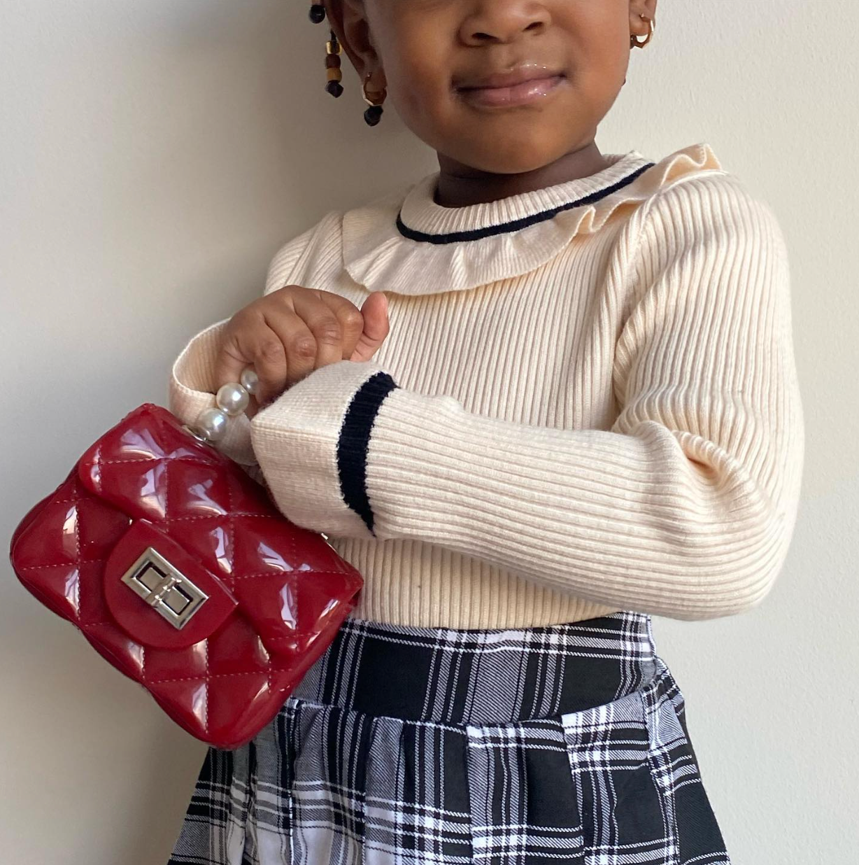 Little girl hot sale chanel bag